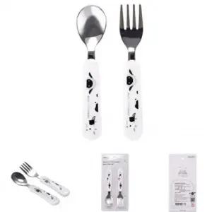 어린이 포크 아동 이유식 숟가락 스푼 세트 유아 이유식그릇