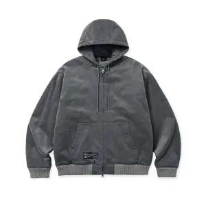 [브라운브레스] 태그 코듀로이 패디드 후드집업 B1 BKWMPDB01 LG BK BE