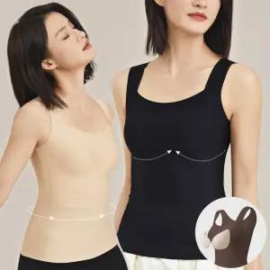[1+1] 컴팩트 브라 나시탑 일체형 심리스 런닝 나시