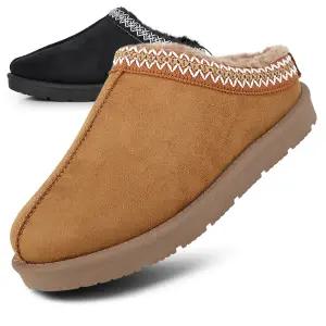 남녀공용 겨울 털슬리퍼 따뜻한 털안감 방한실내화 슬립온