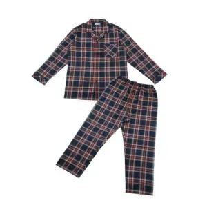 [갤러리아] 비비안 크리스마스 체크프린트 선염기모 남성잠옷 MP8880A/NAVY