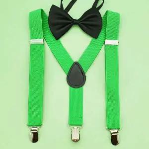 컬러 멜빵 어린이용 초록