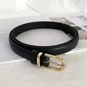 여성 허리 띠 원피스 청 바지 정장 가죽 벨트 블랙 여성허리벨트