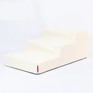 강아지 마블 스텝 3단 아이보리 1P 애견 논슬립 계단 (WF69522)