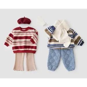 [베베르망] (아동)센스더하기단가라맨투맨[티셔츠BFJW880A]