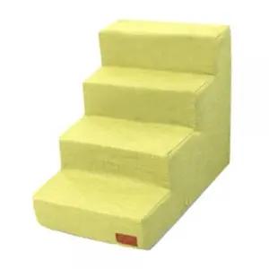 강아지 폼스텝 4단 라임 일반 1P 애견 관절 관리 계단 (WF7844C)