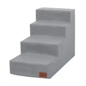 강아지 폼스텝 4단 그레이 일반 1P 애견 관절 계단 (WF7844E)