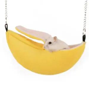 해먹 햄스터 대형 케이지 은신처 바나나모양