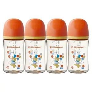 더블하트 젖병 트윈팩 240ml 드링킹컵 연습 세트 베어