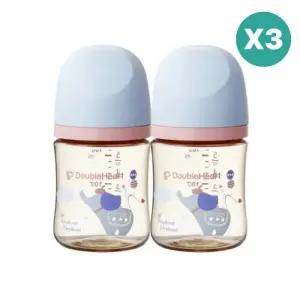 더블하트 신생아 젖병 160ml 6개 젖꼭지 6개 코끼리