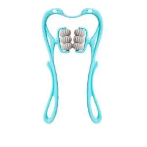 [골드스마일]목 어깨 지압 마사지기 등 뒷목 케어 기기 6구 롤링