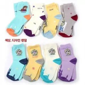 캐릭터 발목양말 학생양말 겨울왕국2 3족 여아