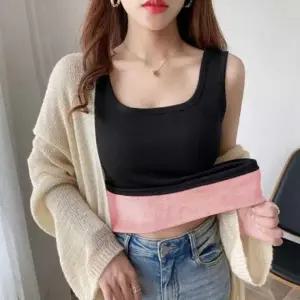 민소매 이너 안감 여자 나시 티 티셔츠 겨울 기모