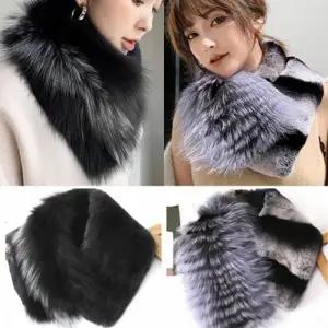 넥워머 겨울 여우털 렉스 목도리 퍼 직수입 머플러 폭스