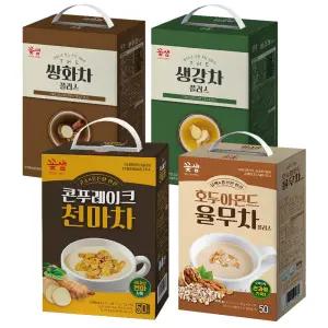 꽃샘 호두아몬드 율무차 50티 / 외 전통차 모음 / 쌍화차 생강차 콘푸레이크 천마차