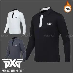 PXG 기본카라 기모 티셔츠 - 가을 겨울 신상(남성)(골프)