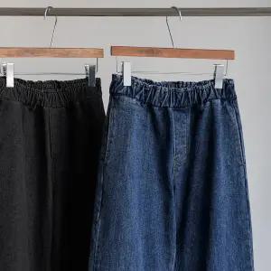 (안나앤플러스) A. 에빈 기모 올밴딩 데님[데님C01125N02]빅사이즈