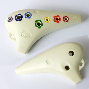 국산 무지개오카리나/알토C/9개 음으로 연주 기본 익히기