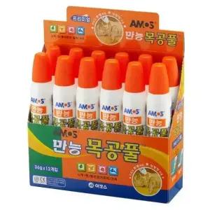 아모스 목공풀 36g 12입 수용성