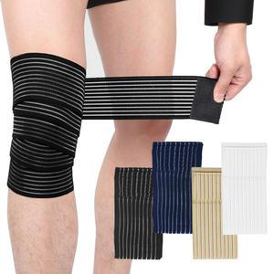 탄력 종아리 허벅지 (무릎 압박 아대 1p)  아대 손목밴드 헬스 벨크로식 밴드