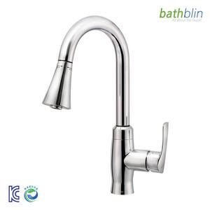 원홀 싱크대수전교체 거위목수전 3049