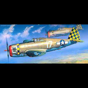 아카데미과학 1/72 미육군항공대 P-47D 썬더볼트 레이저백 12492 전투기 비행기 조립식모형 프라모델