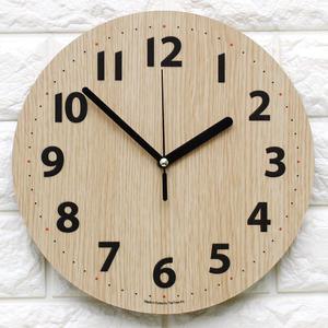 국산 인테리어 무소음 벽시계 스타일260K 거실 사무실 카페 예쁜 북유럽풍 심플 우드 가벼운 아이방 무음