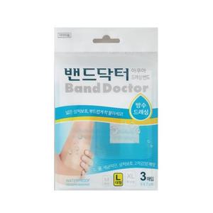 밴드닥터 아쿠아 방수 드레싱 밴드 대형 L 3매입 5개