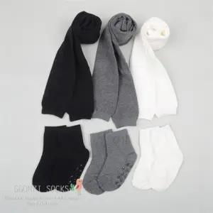 [보리보리/꼼지]D무발 베이직타이즈+양말세트/유아/여아/어린이/니삭스/타이즈/무지타이즈/팬티스타킹