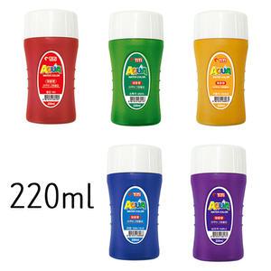 대용량 수채물감 14가지 색상 경인 아쿠아 220ml 수채화 물감 행사 단체 미술