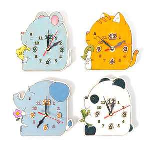 47. 민화샵 팬시우드 동물 모양 시계 만들기 모음 (시계무브 바늘 포함)