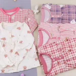 25FW A캐릭터 여아 피치기모잠옷/주니어홈웨어/가을잠옷/겨울이지웨어