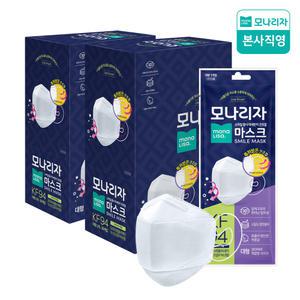 모나리자 황사 마스크 끈조절 (대형) KF94 30매*2개