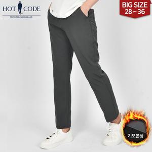 남자 기모 슬랙스 스판 일자 빅사이즈 행사 HC_A677-4