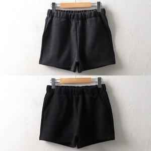 [아이우먼]빅사이즈 데일리 기모 밴딩 반 바지 WW7891 겨울 팬츠