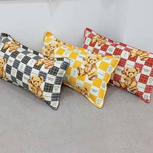 메달곰 등커버 등받이 대쿠션 헤드쿠션 커버 안감있음 곰돌이 솜별도