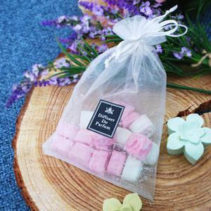 망사 다용도 향낭 주머니 화이트(10개입) 4사이즈 석고방향제 샤쉐스톤 편백