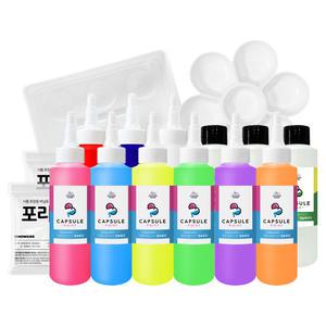 [스노우키즈] 신기하고 재미있는 팡팡캡슐만들기 KIT 140ml 9색 풀세트