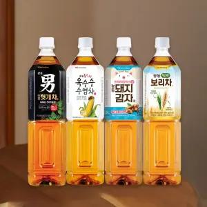 [본사직영] 광동 차음료 1.5L 6입 모음 / 밀싹보리차 옥수수수염차 헛개차 돼지감자차 (유/무라벨 랜덤 발송)