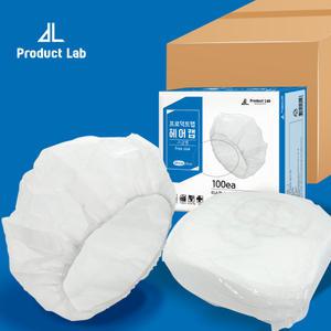 [프로덕트랩] 일회용 다용도 위생모 생산 라운드캡 부직포 헤어캡 대용량 1000매