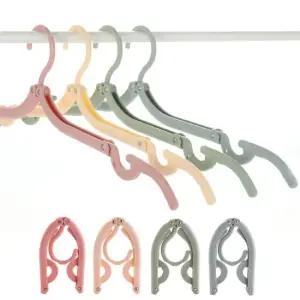 접이식 여행용 옷걸이(5P)/ 여행용품 접이식옷걸이 미니옷걸이