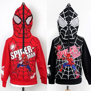 스파이더맨 옷 불빛 후드 티셔츠