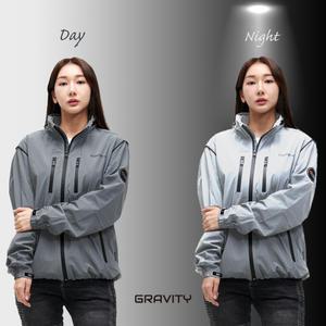 그라비티 어드밴스 플레쉬 라이트 오토바이 바이크 바람막이 반광점퍼달 퀵 아우터 빛반사