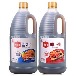 하선정 멸치액젓 3kg + 까나리액젓 3kg 김장 김치 겉절이 젓갈
