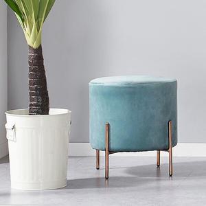 유씨엠 코코러브 카페 인테리어 원형 사각 벨벳 스툴 4color