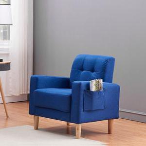 비안 퀄팅 1인용 패브릭소파 좌식겸용 리모컨 수납 보조주머니