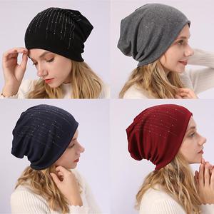 글리츠 중년여성 엄마모자 항암 니트 두건 비니 모자