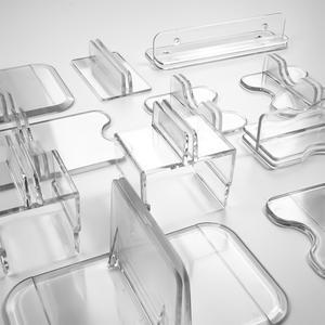 아크릴 받침대 칸막이 발판 연결대 브라켓 모음 학교 식당 학원 관공서