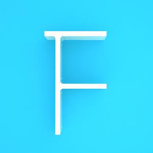 큐빅스2 벽선반 이니셜-F