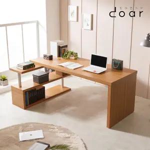 도아르 1800 서재 넓고 긴 모서리ㄱ자 코너 책상
